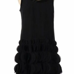 Nanette Lepore Elegant Black Dress‎ Chiffon detail